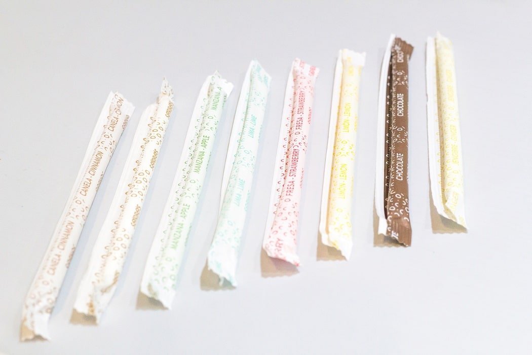 Pailles en sucre sorbos